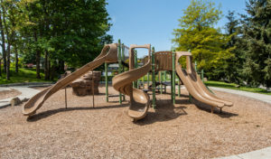Bayview Park is a classic PlayBooster structure blended with a Nature Inspired theme. This playspace includes big Rock Climbers, multiple slides, Starburst Climber and much more!