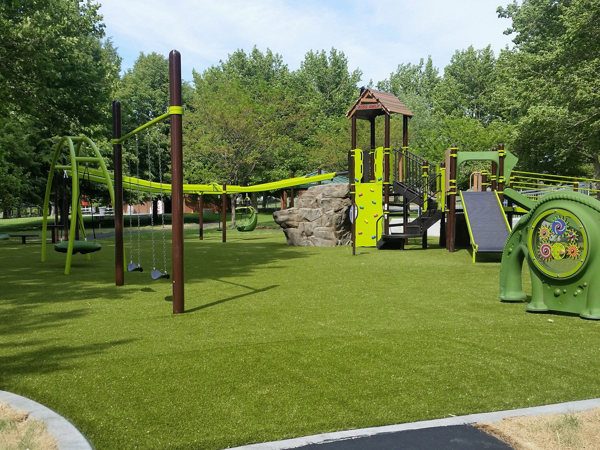 Crow Butte Park Playground. 