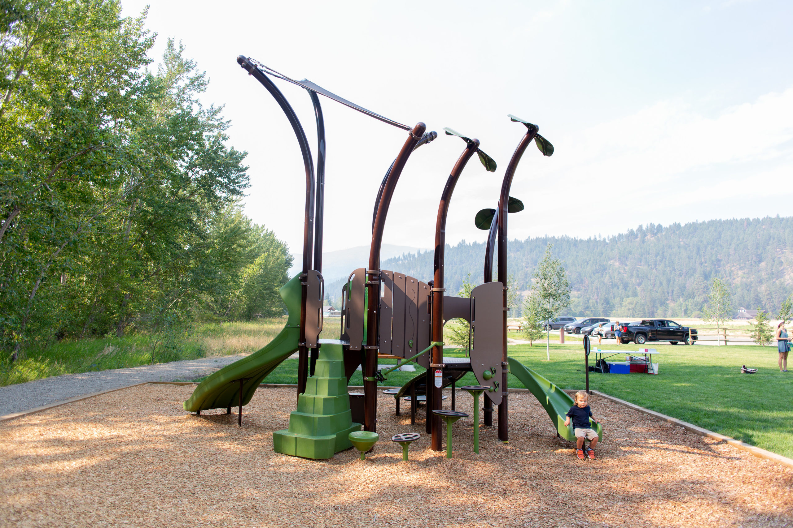 Landscape Structures Inc. with another brand new way to play! The Smart  Play Sprig provides younger children with multiple ways to play. Kids ages  2 to 5